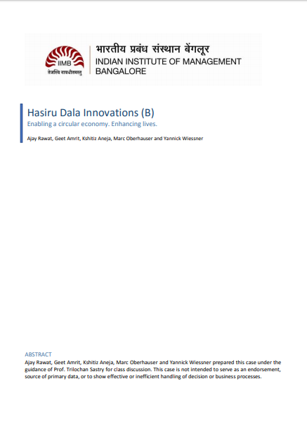 Case study Report- IIMB